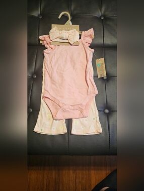 Baby Girl 6 To 9 Months Summer Outfit Chickpea New